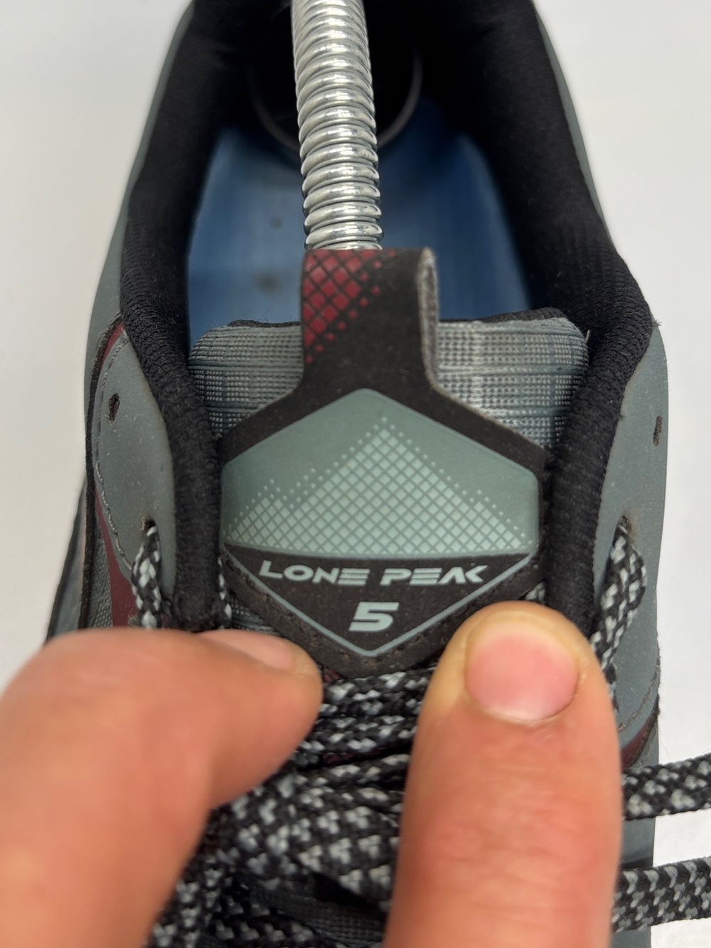 Altra Lone Peak 5 Trail Running Shoes Gray Orange Men’s US 9 Zero Drop - Picture 5 of 16